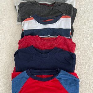 Bundle/Lot of 6 Old Navy & Cat & Jack long sleeved tee shirts - Boys size S(6-7)